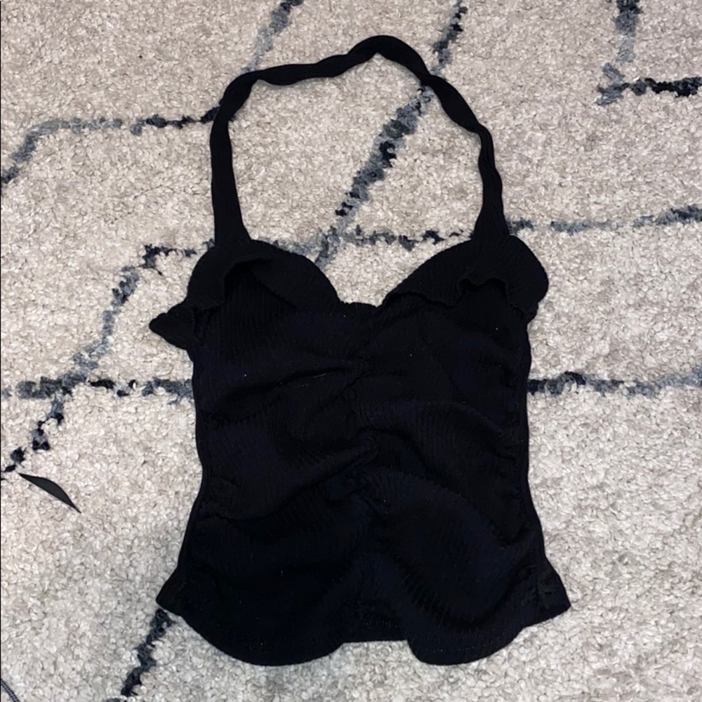 Black crop top